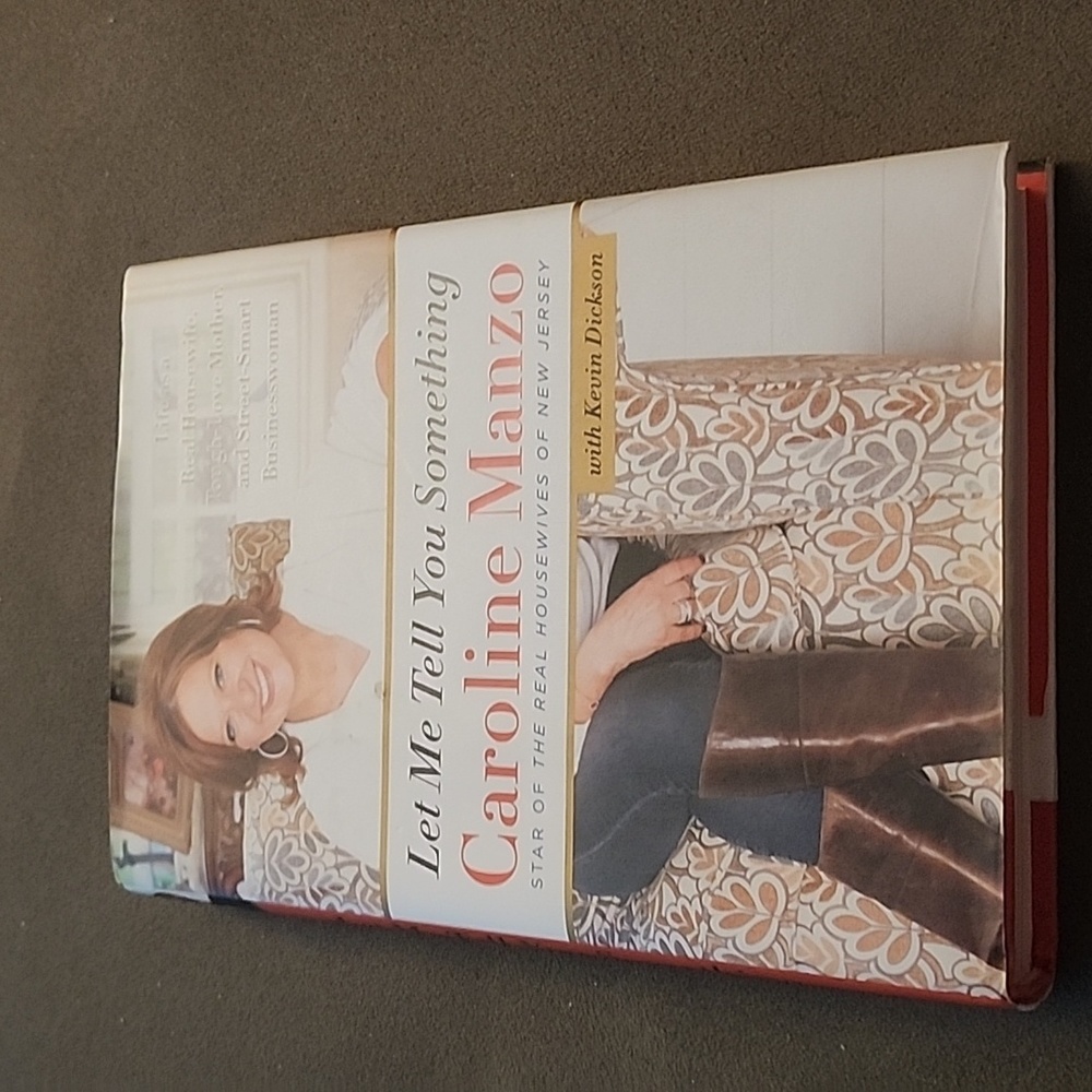 Pop Culture RHONJ autobiography,  "Let me tell you something," Caroline Manzo